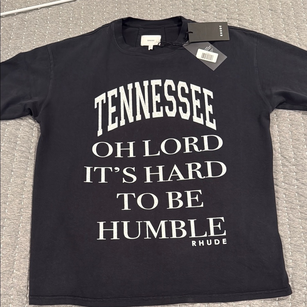 Rhude Oh Lord Graphic Black Tee (Very Rare)